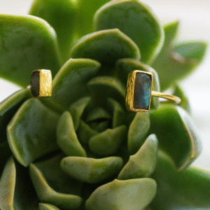 Labradorite - Atio Gold Bracelet