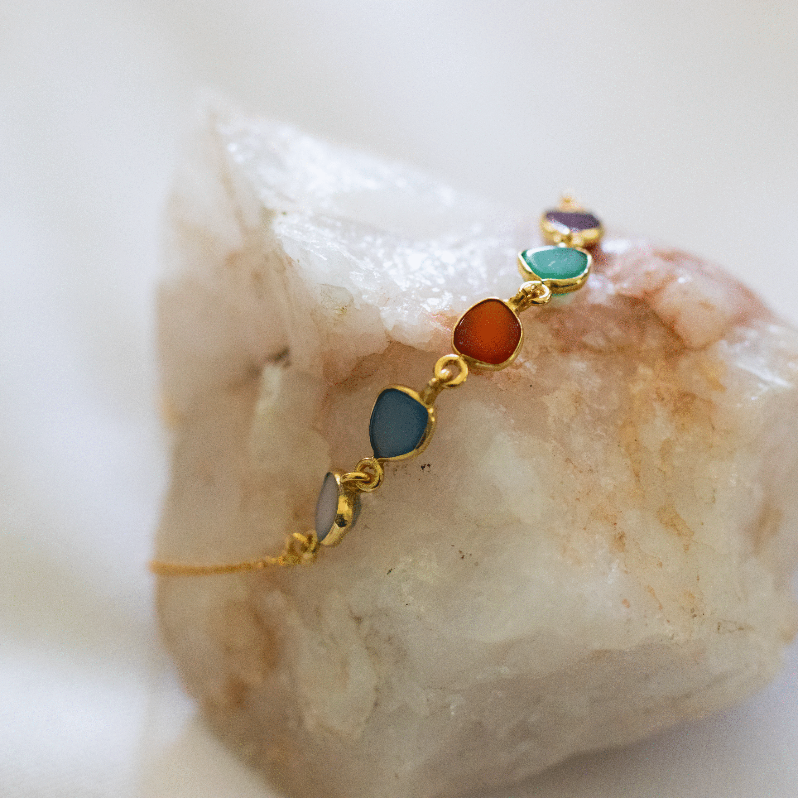 Orbit Drop Bracelets with Onyx