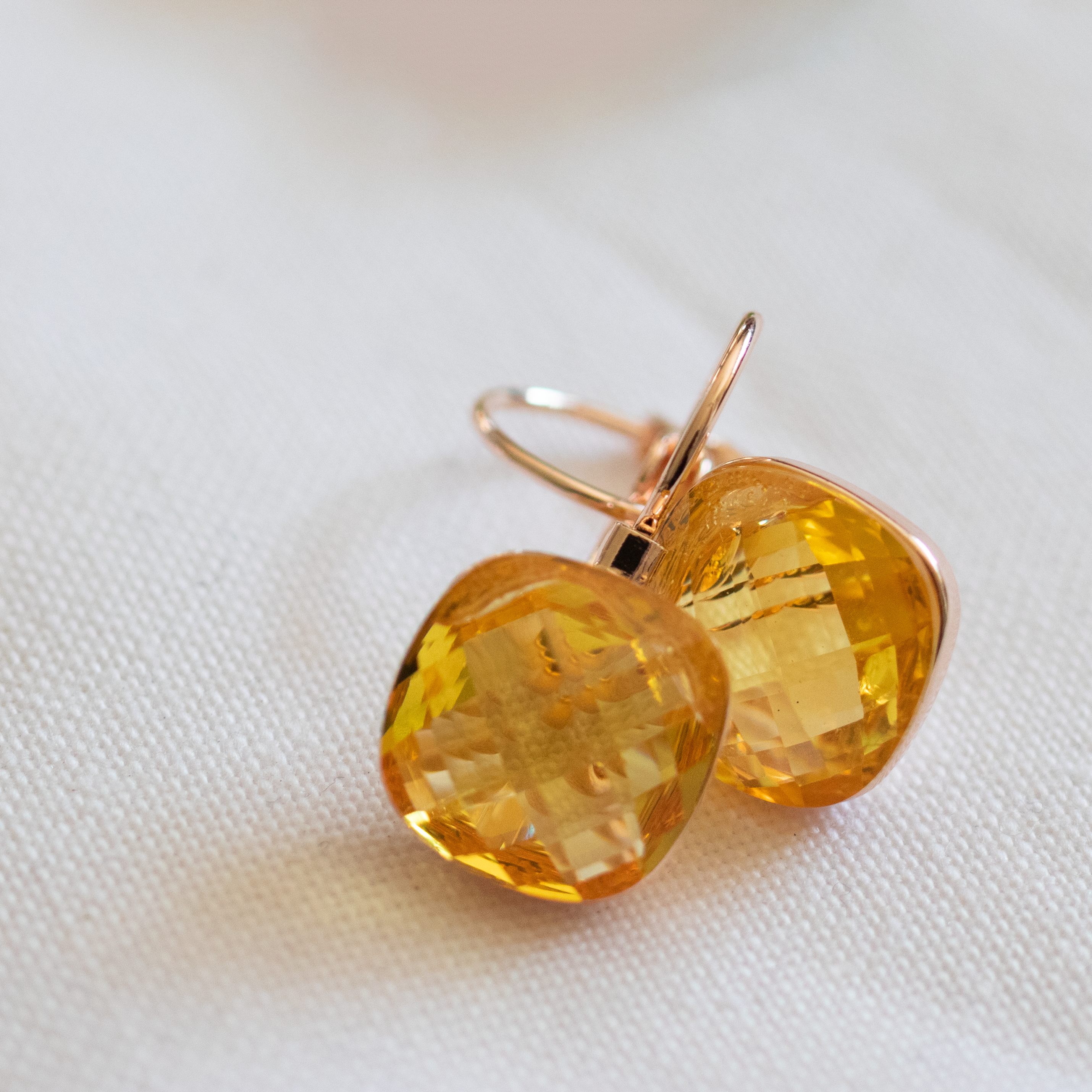 Pomellato Earrings_Citrine yellow